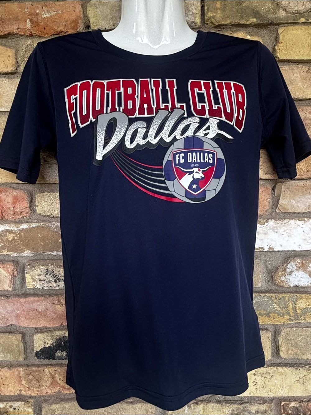 Medium FC Dallas Men's Navy Short Sleeve Football Club Tee